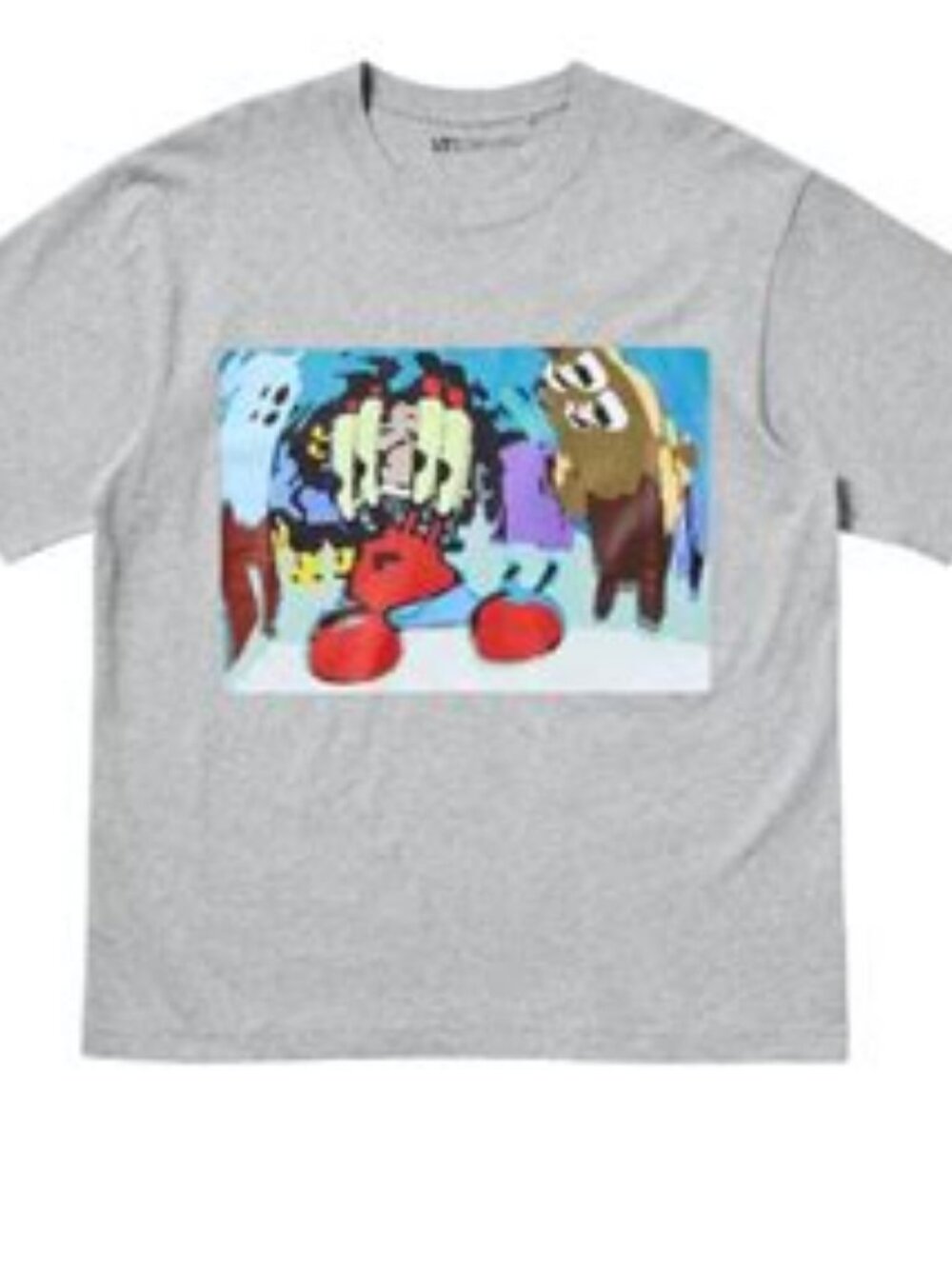 UNIQLO UT CPFM SpongeBob Grey T-Shirt – Men's XL